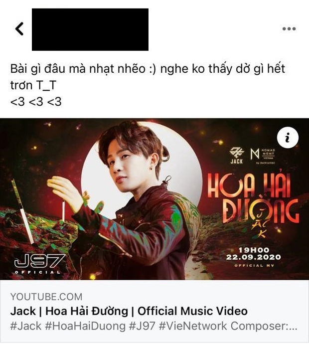 Netizen có ý kiến trái chiều về MV mới của Jack: Người ca ngợi là sản phẩm hay nhất, kẻ cho rằng rời xa K-ICM là bão tố? - Ảnh 4.