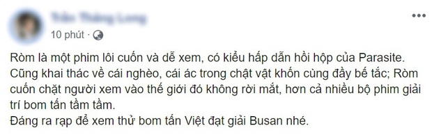 MXH bùng nổ vì Ròm: Nô nức khen phim siêu xịn nhưng vẫn bắt bẻ vụ luận đề chưa đúng chuyên môn nha! - Ảnh 5.