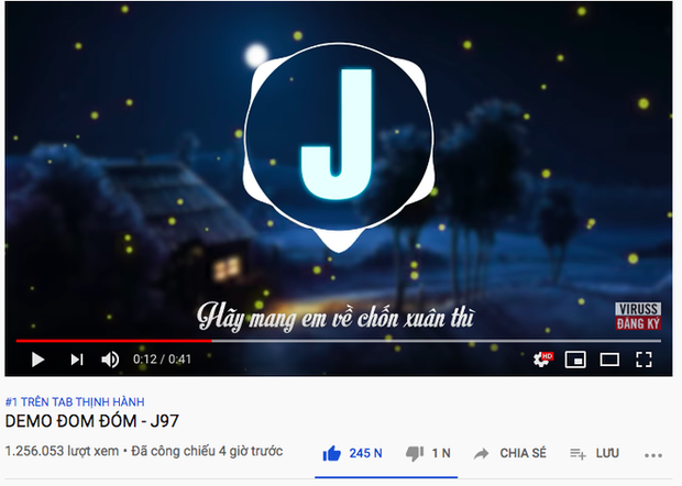 Jack officially surpassed Rap Viet, reaching the YouTube trending top 1 after 16 hours, conveniently collecting 28 consecutive hits from HOT14 Realtime Roof!  - Photo 4.