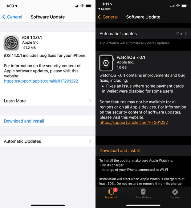 Apple phát hành iOS 14.0.1: Sửa lỗi widget và cài đặt ứng dụng mặc định - Ảnh 2.