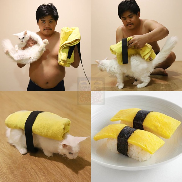 Lấy đồ ăn đắp lên người rồi “biến hình” thành vạn vật trên đời, “thánh cosplay” Thái Lan khiến cả thế giới chắp tay bái phục - Ảnh 14.