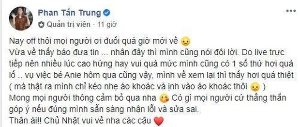 Thầy giáo Ba lên tiếng xin lỗi về hành vi phản cảm trên sóng stream, cộng đồng hưởng ứng, đồng cảm - Ảnh 1.