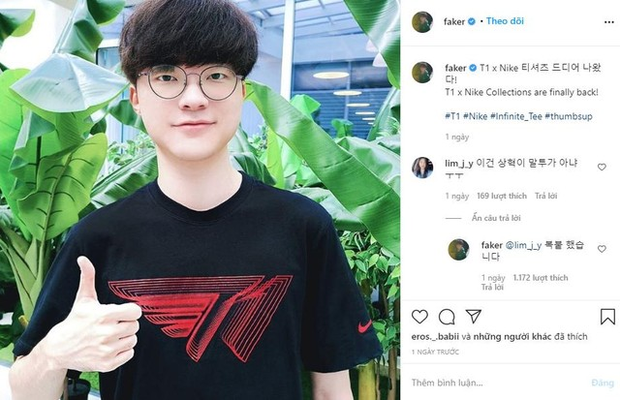 Ngay bài đăng thứ 3 trên Instagram, Faker đã làm náo loạn fan nữ chỉ vì hành động này - Ảnh 2.