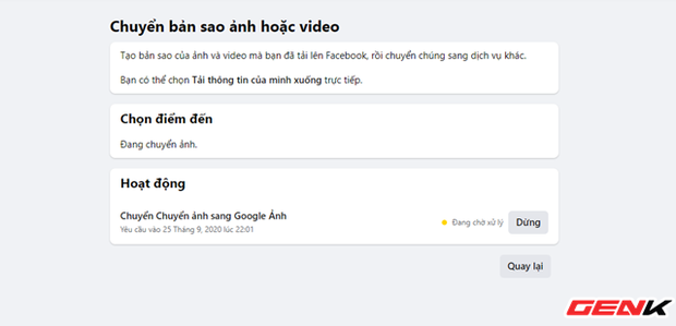 Cách chuyển toàn bộ ảnh từ Facebook sang Google Photos để phòng trường hợp bị khóa tài khoản - Ảnh 11.