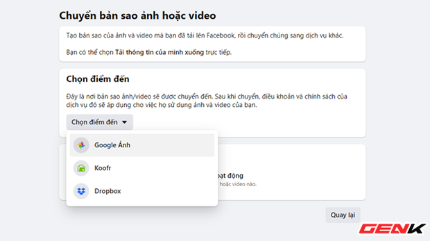 Cách chuyển toàn bộ ảnh từ Facebook sang Google Photos để phòng trường hợp bị khóa tài khoản - Ảnh 7.