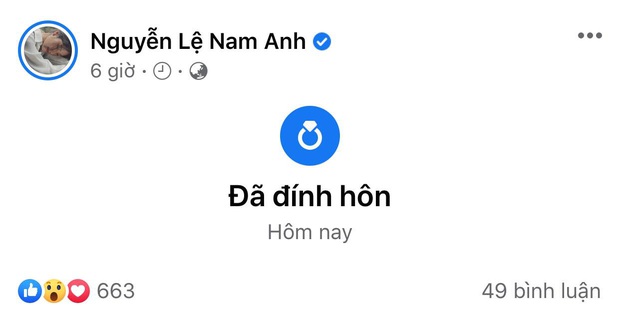 HOT: Nam Anh công khai đổi trạng thái “Đã đính hôn”, còn khẳng định tự ngỏ lời cầu hôn bạn trai - Ảnh 2.