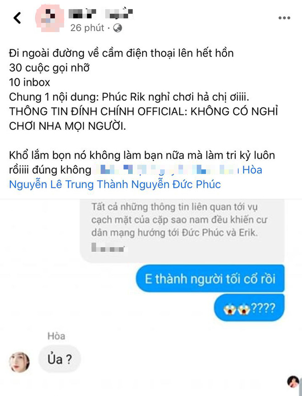 Gia đình Hoa Dâm Bụt bất ngờ vướng nghi án cạch mặt, quản lý lên tiếng còn bạn thân tung luôn tin nhắn hé lộ tình trạng bộ 3 - Ảnh 3.