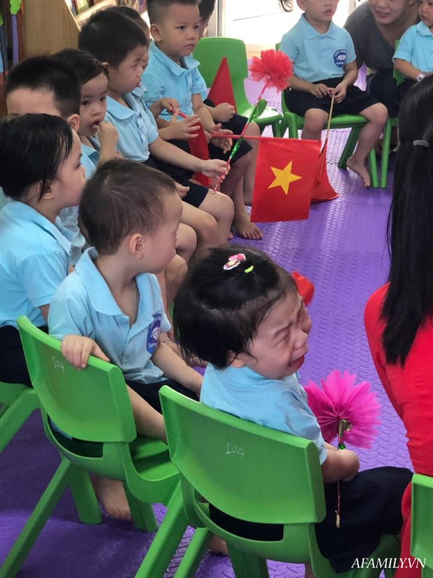 Loạt ảnh không thể bỏ qua ngày khai giảng: Học sinh mầm non cưng muốn xỉu, vừa đến trường đã gào khóc đòi về - Ảnh 11. Loạt ảnh không thể bỏ qua ngày khai giảng: Học sinh mầm non cưng muốn xỉu, vừa đến trường đã gào khóc đòi về - Ảnh 11.