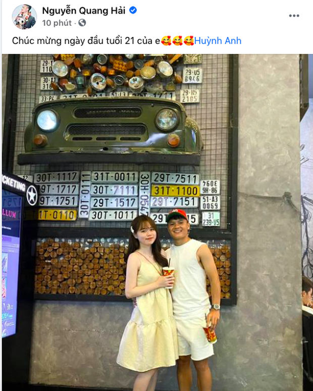 Quang Hải cuối cùng đã khoe ảnh cùng Huỳnh Anh mừng sinh nhật, nhìn vị trí cái tay là hiểu tình cảm thế nào sau tin đồn chia tay - Ảnh 2.