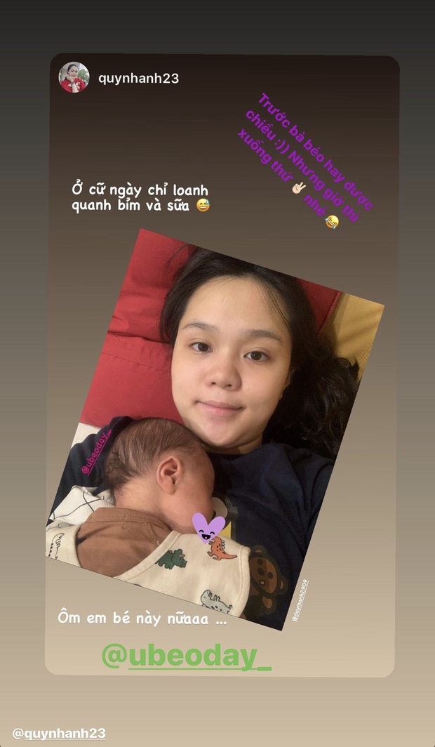 Quỳnh Anh vừa sinh con đã mất vị trí số 1 trong lòng Duy Mạnh, từ công chúa béo thành bà béo rồi - Ảnh 2.