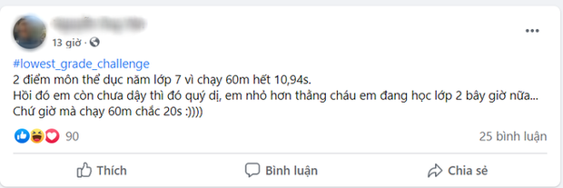 Dân mạng thi nhau tham gia trào lưu khoe điểm thấp tũn thời đi học: Đọc lý do mà cười sái quai hàm - Ảnh 9.