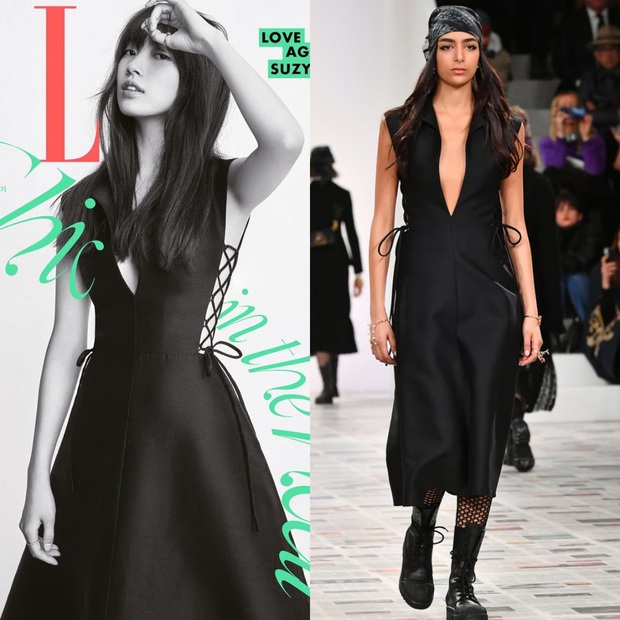 Suzy chuyên môn diện đồ kín hơn mẫu hãng, hở chỗ nào che tiệt chỗ đó nhưng lại sang xịn hút mắt hơn mới tài  - Ảnh 1.