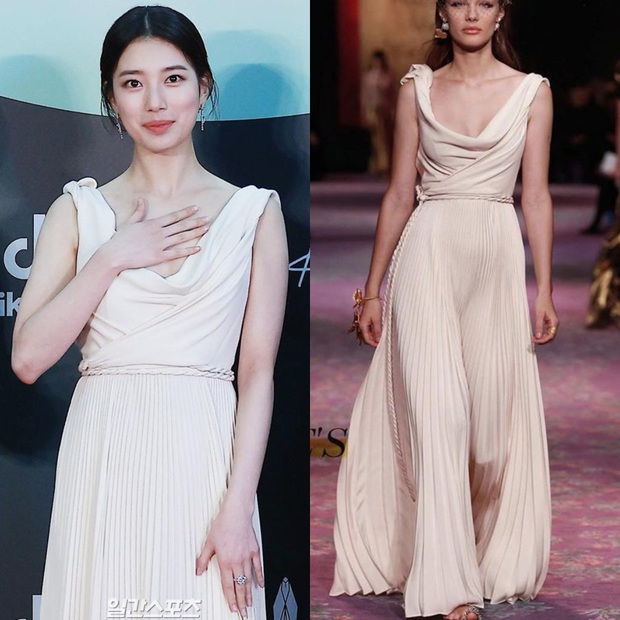Suzy chuyên môn diện đồ kín hơn mẫu hãng, hở chỗ nào che tiệt chỗ đó nhưng lại sang xịn hút mắt hơn mới tài  - Ảnh 4.