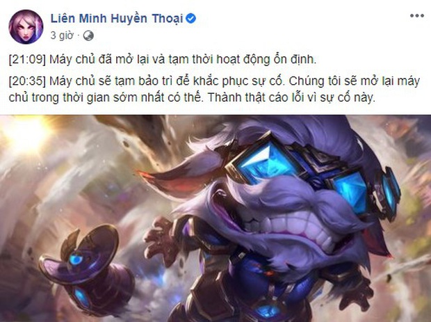 Client lỗi tùm lum 3 ngày liền, game thủ LMHT Việt mỉa mai: Anh em thông cảm, game vẫn đang trong giai đoạn beta - Ảnh 3.