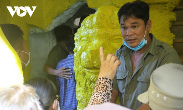 Chùm ảnh: Bên trong hầm lưu giữ hũ cốt ở chùa Kỳ Quang 2 - Ảnh 3.