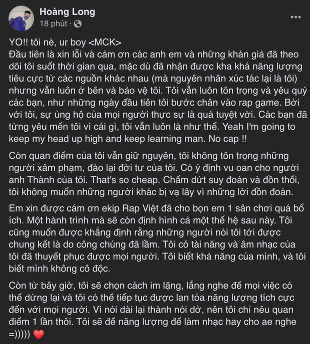 Trước thềm Chung kết, MCK share clip battle rap so sánh Rap Việt và King Of Rap khiến Ricky Star cũng phải lên tiếng - Ảnh 2.