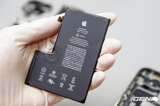 Mổ bụng iPhone 12 Pro Max tại Việt Nam: pin chữ L dung lượng 3.687mAh, camera sau vừa to vừa dài - Ảnh 8.