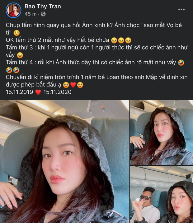 Kỉ niệm tròn 1 năm ngày cưới, Bảo Thy khiến dân mạng bật cười bởi những pha tự huỷ khi chụp ảnh cùng ông xã - Ảnh 2. Kỉ niệm tròn 1 năm ngày cưới, Bảo Thy khiến dân mạng bật cười bởi những pha tự huỷ khi chụp ảnh cùng ông xã - Ảnh 2.