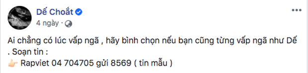 ViruSs khẳng định Dế Choắt giành Quán quân là xứng đáng vì rap dễ tiếp cận và chăm kêu gọi bình chọn hơn GDucky - Ảnh 10. ViruSs khẳng định Dế Choắt giành Quán quân là xứng đáng vì rap dễ tiếp cận và chăm kêu gọi bình chọn hơn GDucky - Ảnh 10.