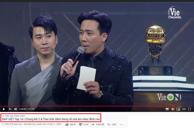 Rap Việt chiếm đến 4 vị trí trong top 5 trending YouTube nhưng lại không có Quán quân Dế Choắt - Ảnh 2. Rap Việt chiếm đến 4 vị trí trong top 5 trending YouTube nhưng lại không có Quán quân Dế Choắt - Ảnh 2.