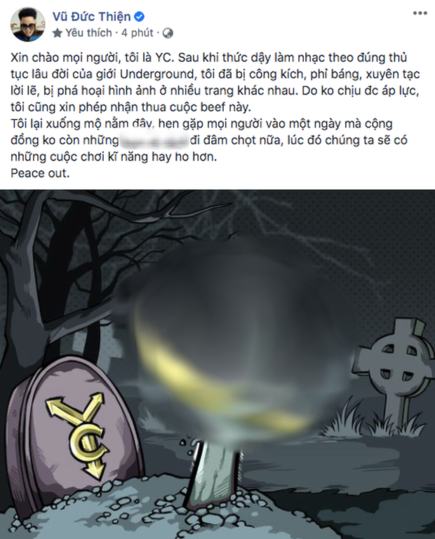 Sau tuyên bố rút khỏi giới rapper của Torai9, Rhymastic cũng đăng đàn... xin thua khép lại trận beef chóng vánh! - Ảnh 4.