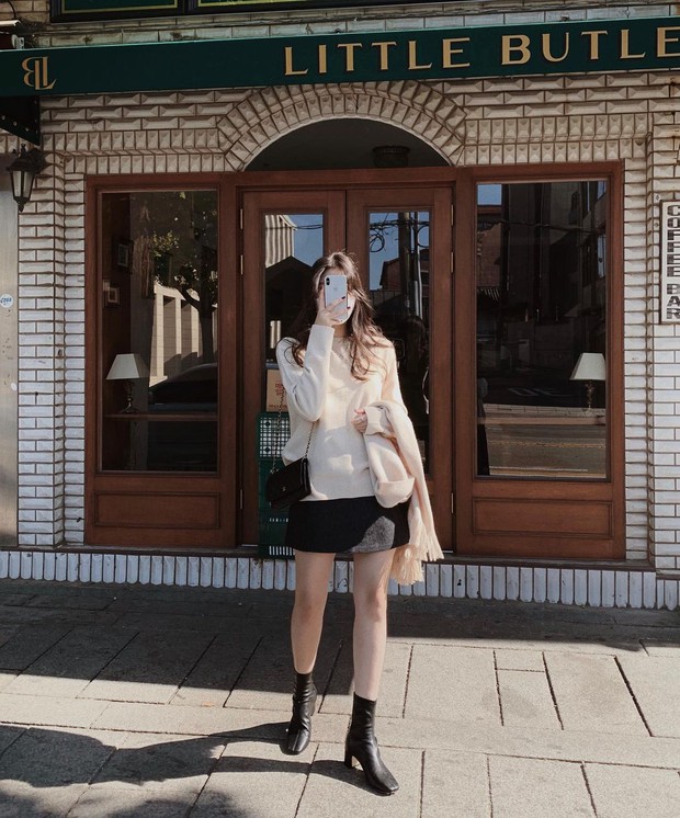 Gái Hàn mix đồ với boots sang xịn phát hờn, các nàng ghim ngay 10 outfit để đông này mix đồ “lên tay” - Ảnh 8.