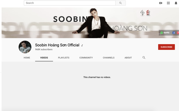 Soobin Hoàng Sơn xoá toàn bộ hình ảnh trên MXH và MV trên YouTube, fan chả thèm hoang mang mà phán luôn chuẩn bị comeback chứ gì! - Ảnh 2. Soobin Hoàng Sơn xoá toàn bộ hình ảnh trên MXH và MV trên YouTube, fan chả thèm hoang mang mà phán luôn chuẩn bị comeback chứ gì! - Ảnh 2.