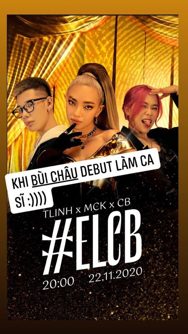 Netizen thay mặt Binz ơ mây zing gút chóp em khi hay tin Châu Bùi debut làm ca sĩ - Ảnh 1. Netizen thay mặt Binz ơ mây zing gút chóp em khi hay tin Châu Bùi debut làm ca sĩ - Ảnh 1.