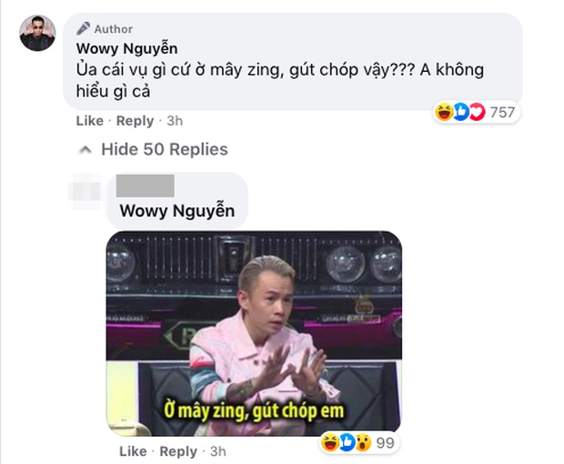 Sau gần 4 tháng kề cận Binz, Wowy vẫn ngơ ngác không hiểu Ờ mây zing, gút chóp em là gì! - Ảnh 3. Sau gần 4 tháng kề cận Binz, Wowy vẫn ngơ ngác không hiểu Ờ mây zing, gút chóp em là gì! - Ảnh 3.