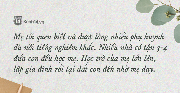 Những mẩu chuyện nhỏ về người mẹ giáo viên của tôi: Đi chợ phụ huynh không cho trả tiền, vui mãi vì 20/11 được tặng cân tôm - Ảnh 2.