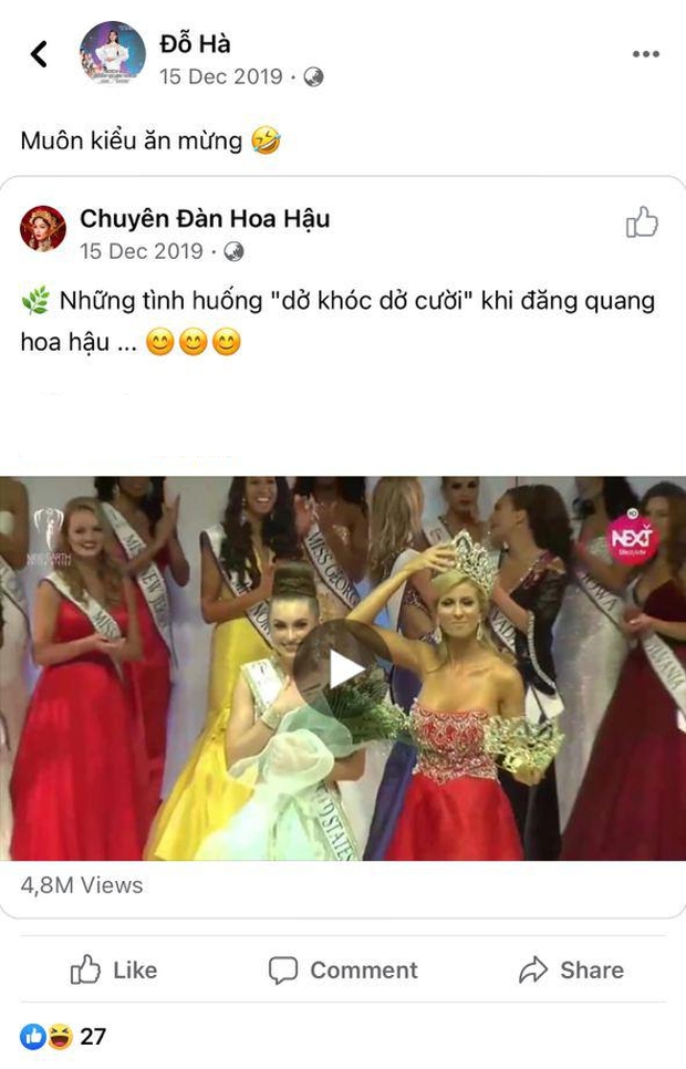 Đỗ Thị Hà từng có status tiên tri về việc đăng quang Hoa hậu? - Ảnh 2. Đỗ Thị Hà từng có status tiên tri về việc đăng quang Hoa hậu? - Ảnh 2.