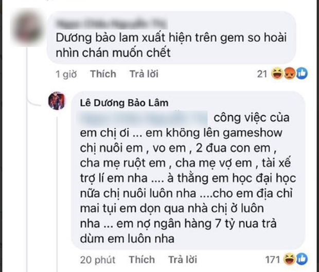 Responding when criticized by many antifans, looking bored, Le Duong Bao Lam always revealed around 7 billion dong of bank debt.  - Photo 2.