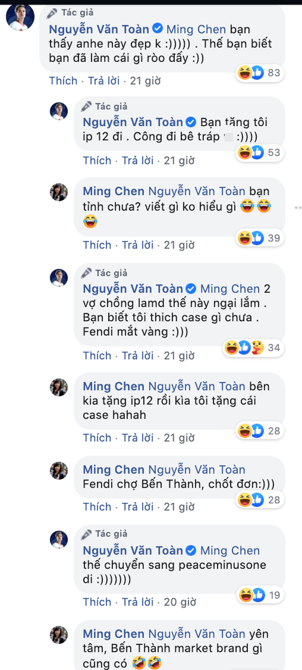 Văn Toàn đòi vợ Công Phượng trả công bê tráp đám cưới: iPhone 12 kèm ốp cá tính Fendi mắt vàng - Ảnh 2. Văn Toàn đòi vợ Công Phượng trả công bê tráp đám cưới: iPhone 12 kèm ốp cá tính Fendi mắt vàng - Ảnh 2.