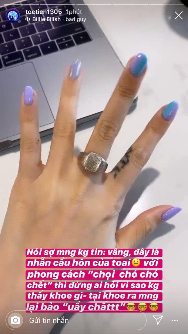 Tóc Tiên và Hoàng Touliver hiếm hoi đăng ảnh selfie bên nhau, ai dè khiến netizen giật mình vì gương mặt khác lạ? - Ảnh 3. Tóc Tiên và Hoàng Touliver hiếm hoi đăng ảnh selfie bên nhau, ai dè khiến netizen giật mình vì gương mặt khác lạ? - Ảnh 3.