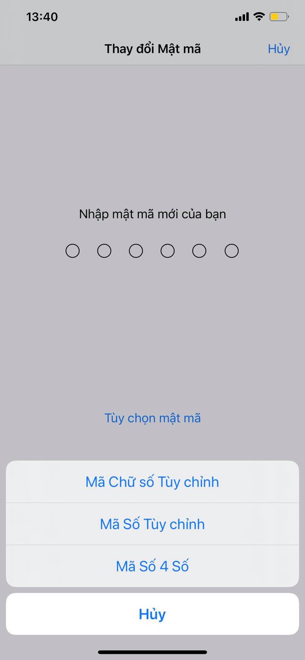 Mẹo hay giúp tùy ý thay đổi mật khẩu 4 số, 6 số hoặc cả chữ và số trên iPhone - Ảnh 4.