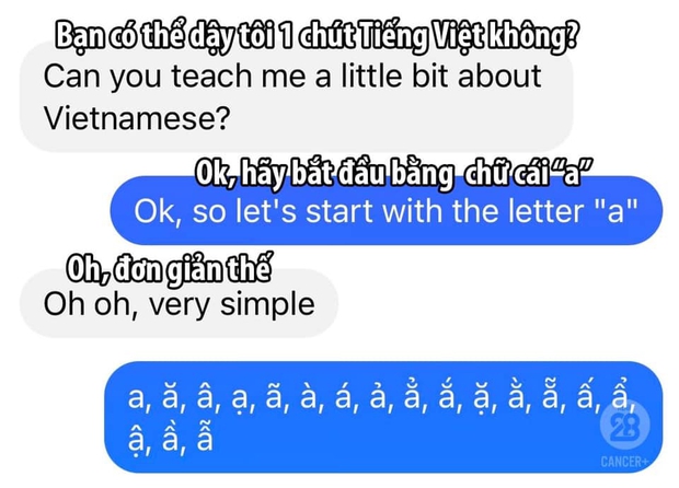Trai Tây hào hứng bắt chuyện, cô học trò nhẹ nhàng gửi 1 tờ giấy là biết trình độ tiếng Anh kém thế nào - Ảnh 2.