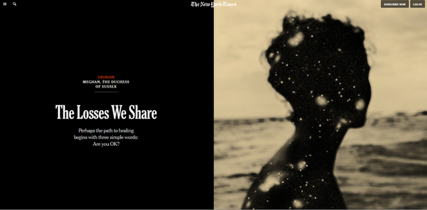 Meghan Markle bất ngờ cho biết đã sảy thai đứa con thứ hai với Harry, hé lộ nỗi đau quằn quại khiến dư luận bàng hoàng - Ảnh 1.