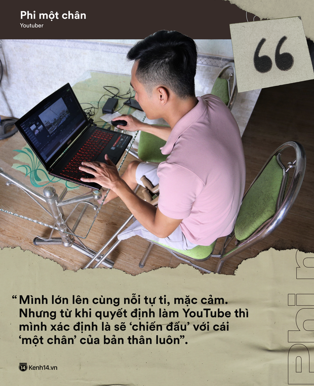 Nghị lực sống và hành trình đi làm vlog tử tế của chàng ‘hot’ YouTuber 1 chân - Ảnh 8.
