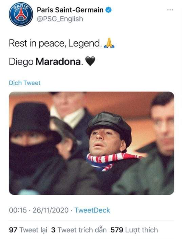 Các siêu sao thế giới tiếc thương huyền thoại Maradona: Vua bóng đá Pele muốn sau này được chơi bóng cùng Cậu bé vàng trên thiên đàng - Ảnh 4.