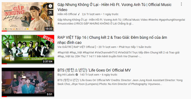 Cuối cùng Hiền Hồ đã có thể đánh bại Rap Việt và cả BTS, mang về top 1 trending YouTube đầu tiên trong sự nghiệp! - Ảnh 3.