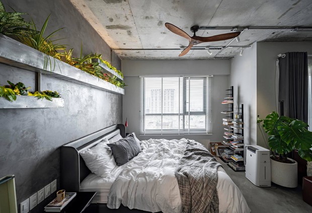 Mạnh tay đập bỏ hết tường và trần nhà, chàng trai Sài Gòn có ngay căn hộ studio cực ấn tượng, không gian mở được tận dụng tối đa - Ảnh 5.