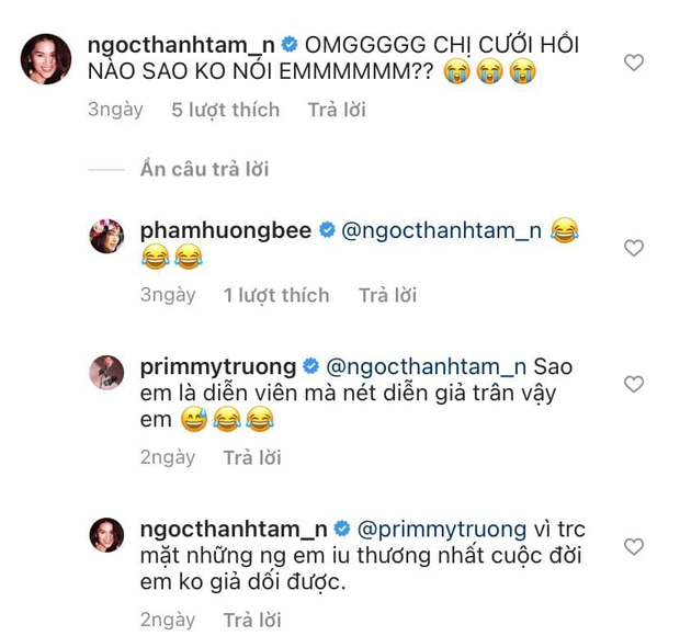 Ngọc Thanh Tâm có pha xử lý cồng kềnh về đám hỏi nên Primmy Trương comment luôn: Diễn viên mà nét diễn giả trân vậy em! - Ảnh 2.