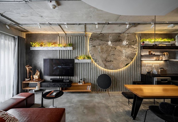 Mạnh tay đập bỏ hết tường và trần nhà, chàng trai Sài Gòn có ngay căn hộ studio cực ấn tượng, không gian mở được tận dụng tối đa - Ảnh 10.