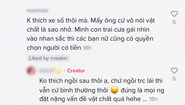 Cô gái bất ngờ bị cà khịa khi chia sẻ lí do không thích ngồi sau xe số - Ảnh 2. Cô gái bất ngờ bị cà khịa khi chia sẻ lí do không thích ngồi sau xe số - Ảnh 2.