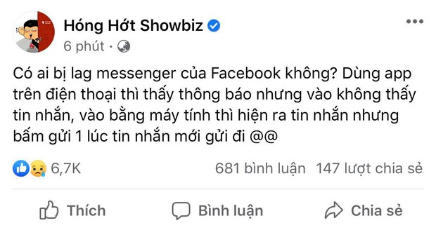 Facebook Messenger bị lỗi, cộng đồng mạng dậy sóng, kẻ quay cuồng lo lắng, người tranh thủ thả thính tưng bừng - Ảnh 4. Facebook Messenger bị lỗi, cộng đồng mạng dậy sóng, kẻ quay cuồng lo lắng, người tranh thủ thả thính tưng bừng - Ảnh 4.