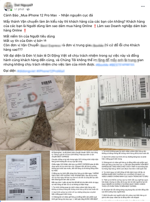 Xôn xao thông tin cô gái bỏ 32 triệu mua iPhone 12 nhưng chỉ nhận lại một mảnh đá vỡ, đại diện cửa hàng chính thức lên tiếng! - Ảnh 2.