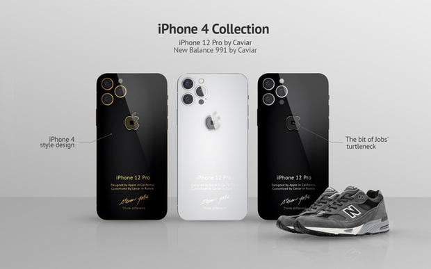 iPhone 12 Pro độ theo phong cách hoài cổ của iPhone 4 với mảnh áo cổ lọ của Steve Jobs có giá 10.000 USD - Ảnh 3.