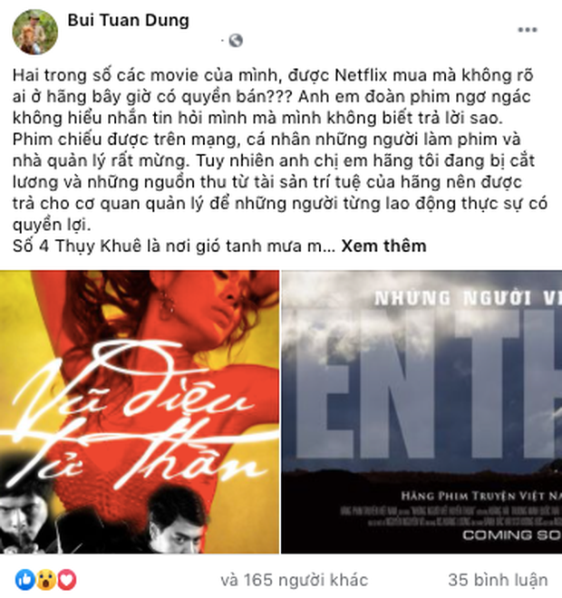 2 phim Việt bị âm thầm bán cho Netflix, đạo diễn ngơ ngác đòi công bằng, Cục Điện Ảnh vào cuộc - Ảnh 2. 2 phim Việt bị âm thầm bán cho Netflix, đạo diễn ngơ ngác đòi công bằng, Cục Điện Ảnh vào cuộc - Ảnh 2.