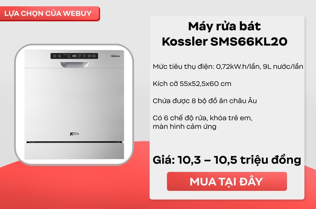Mạnh dạn chi gần 13 triệu mua máy rửa bát, sau 1 năm dùng tôi hoàn toàn không thấy “xót ví” nữa - Ảnh 12. Mạnh dạn chi gần 13 triệu mua máy rửa bát, sau 1 năm dùng tôi hoàn toàn không thấy “xót ví” nữa - Ảnh 12.