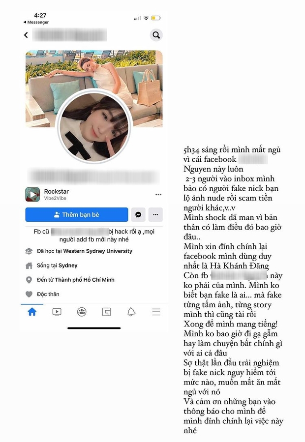 Ex của thiếu gia Sài Gòn hốt hoảng vì bị mạo danh Facebook: Kẻ lừa đảo lộ ảnh nude và đi lừa tiền - Ảnh 2.